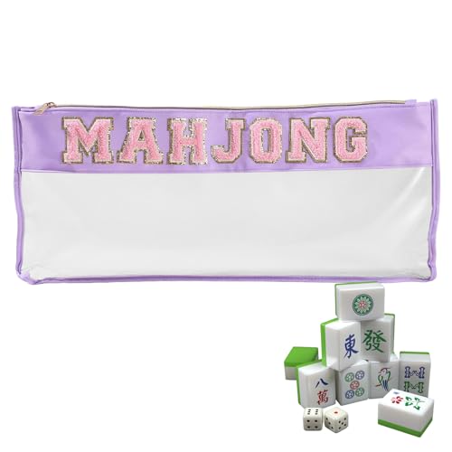 Dubbulon Mahjong-Steinetui, Wasserdichter Großes Steinehalter, Klarer Schutzorganizer für Reisen täglichen Gebrauch Wettbewerb Outdoor Party Jugendliche Picknick Spieleabend Dubbulon Mahjong-Steinetui, Wasserdichter Großes Steinehalter, Klarer Schutzorganizer für Reisen täglichen Gebrauch Wettbewerb Outdoor Party Jugendliche Picknick Spieleabend von Dubbulon