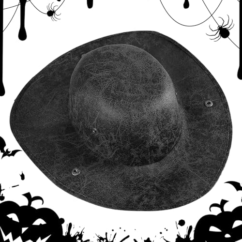 Dubbulon Piraten Kapitän Hut | Leder Kolonial Dreieckshut - Kostümzubehör Für Karneval Verkleidung Theater Familienfeier Geburtstag Halloween Fest Dubbulon Piraten Kapitän Hut | Leder Kolonial Dreieckshut - Kostümzubehör Für Karneval Verkleidung Theater Familienfeier Geburtstag Halloween Fest von Dubbulon