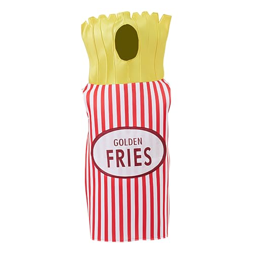 Dubbulon Pommes Halloween Kostüm - Fast Food Outfit | Lustiges Kreatives Fast Food Kostüm Für Männer Frauen Bühnenauftritte Halloween Partys Karneval Rollenspiel Dubbulon Pommes Halloween Kostüm - Fast Food Outfit | Lustiges Kreatives Fast Food Kostüm Für Männer Frauen Bühnenauftritte Halloween Partys Karneval Rollenspiel von Dubbulon