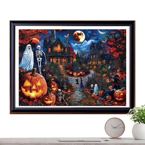 Dubbulon Puzzle | 1000 Teile Halloween Haus Puzzle,Interaktives Knobelspiel Gesellschaftsspiel für Freizeit Feiern Urlaub,Innenraum Deko Feiertagsdeko Dubbulon Puzzle | 1000 Teile Halloween Haus Puzzle,Interaktives Knobelspiel Gesellschaftsspiel für Freizeit Feiern Urlaub,Innenraum Deko Feiertagsdeko von Dubbulon