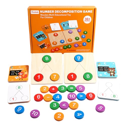 Dubbulon Zählspielzeug | Addition Und Subtraktion Inklusive Zahlenzählen | Holz Lernspielzeug Für Die Entwicklung Motorischer Fähigkeiten Und Lernaktivitäten Für Kleinkinder Dubbulon Zählspielzeug | Addition Und Subtraktion Inklusive Zahlenzählen | Holz Lernspielzeug Für Die Entwicklung Motorischer Fähigkeiten Und Lernaktivitäten Für Kleinkinder von Dubbulon