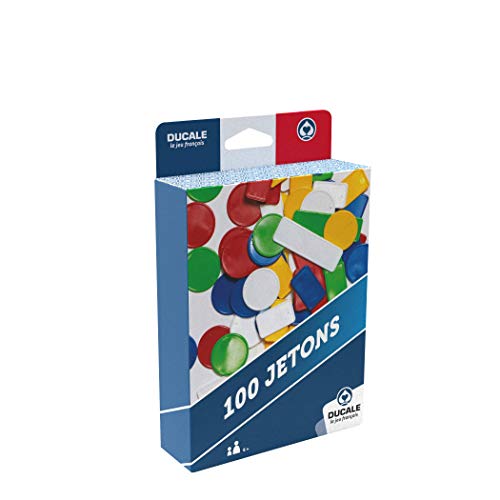Ducale, das französische Spiel – Box mit 100 Farbchips, Reisespiel, 130010718 von LA DUCALE