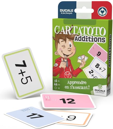 Ducale, das französische Spiel – Cartatoto Additions-Kartenspiel Lern- und Lernkarten, 10006518 von France Cartes