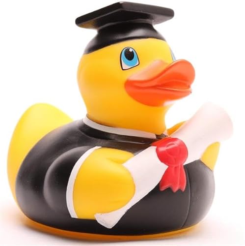 Akademiker Badeente - Cambridge I Gummiente I Quietscheente - L: 10cm von Duckshop