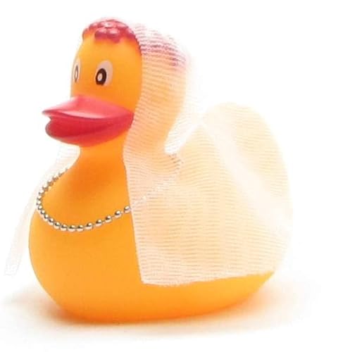 Badeente Braut I Quietscheentchen I L: 6 cm I Hochzeit von Duckshop