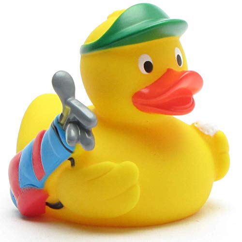 Badeente Golf I Quietscheente I Duckshop I L: 7,5 cm von Duckshop