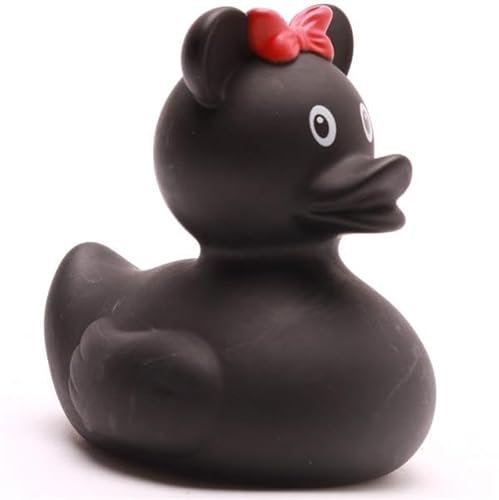 Duckshop I Badeente Might - Mädchen inkl. Quietscheentchen-Schlüsselanhänger im Set I L9cm I Quietscheente I Geschenk für Comic-Fans I von Duckshop