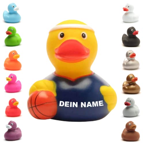 Badeente - personalisierbar (Basketball Ente) von Duckshop