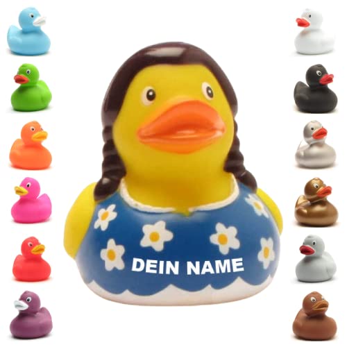 Badeente - personalisierbar (Dirndl Ente) von Duckshop