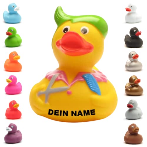Badeente - personalisierbar (Friseur Ente) von Duckshop