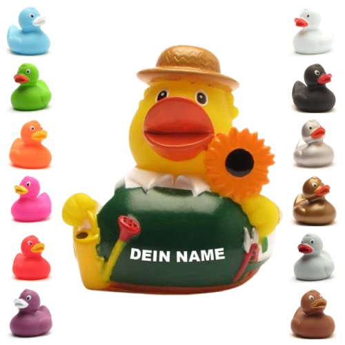 Badeente - personalisierbar (Gärtner Ente) von Duckshop