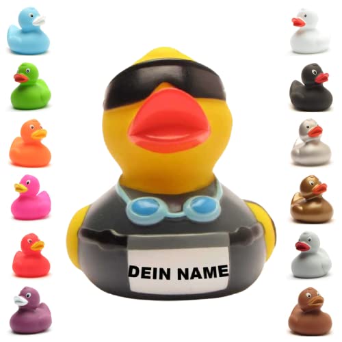 Badeente - personalisierbar (Iron Man Ente) von Duckshop