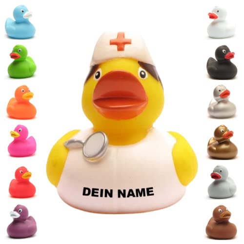 Badeente - personalisierbar (Krankenschwester 2 Ente) von Duckshop