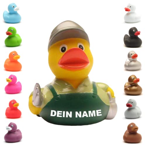 Badeente - personalisierbar (Landwirt Ente) von Duckshop