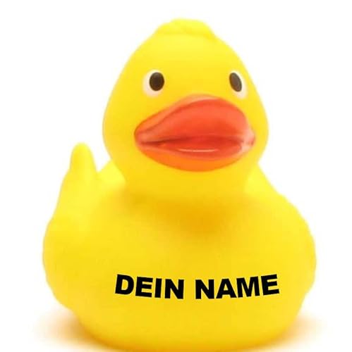 Badeente - personalisierbar (Luise Ente (gelb)) von Duckshop