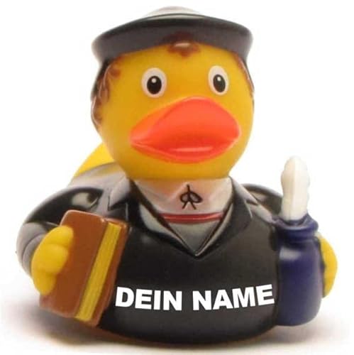 Badeente - personalisierbar (Martin Luther Ente) von Duckshop