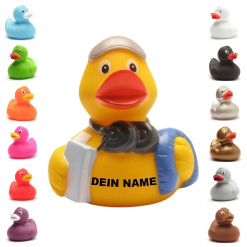 Badeente - personalisierbar (Vielflieger Ente) von Duckshop