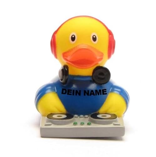 DUCKSHOP Badeenten - personalisierbar (Discjockey - DJ Ente) von Duckshop