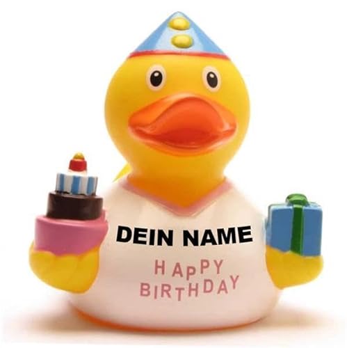 DUCKSHOP Badeenten - personalisierbar (Geburtstag Ente Mädchen) von Duckshop