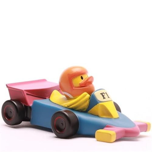 DUCKSHOP I Badeente Formel 1 I Quietscheentchen I L: 14 cm I Geschenk Weihnachten I Geschenk Motorsport-Fans von Duckshop