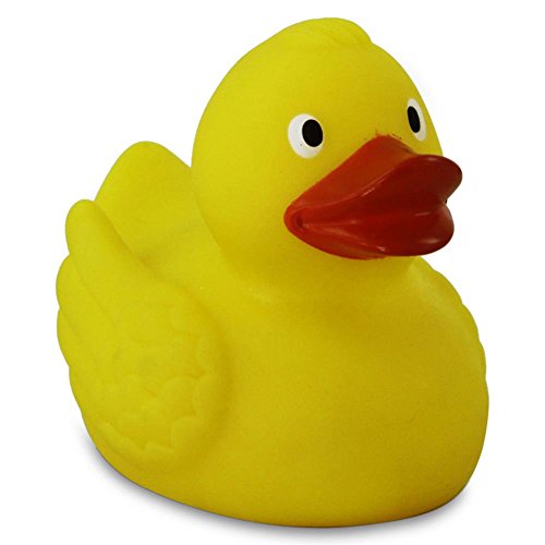 Duckshop I Badeente Norbert I Quietscheente I L: 9 cm I aufrecht schwimmend I inkl. Badeenten-Schlüsselanhänger im Set von Duckshop