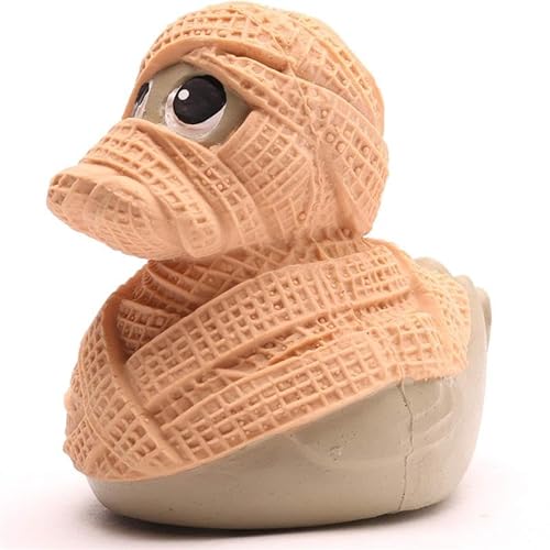 DUCKSHOP I Mumie Badeente I Quietscheentchen I L: 8,0 cm I Mummy I Mumien-Ente von Duckshop