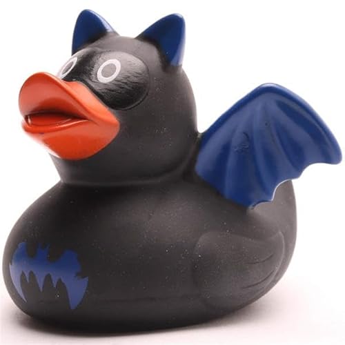 Duckshop Badeente Batman I L 9cm I Quietscheente I Gummiente I Geschenk für Superhelden-Fans I Geschenk für Marvel-Fans von Duckshop