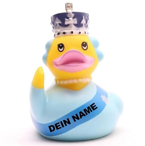 Duckshop Badeente - personalisierbar (Badeente Queen Elisabeth II) von Duckshop