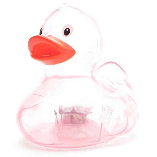 Duckshop Blinking Badeente - pink I Quietscheente I L: 8,5 cm von Duckshop