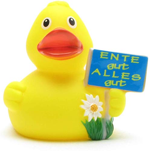 Duckshop Ente gut - Alles gut Badeente I Quietscheente I L: 8 cm von Duckshop