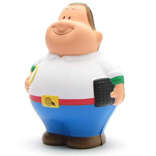 Herr Bert I SEO Bert I Knautschfigur I Stressball I Anti-Stress I Handtrainer I H: 10 cm I zum Stressabbau kneten I nimmt Immer Wieder die Ursprungsform EIN von Duckshop