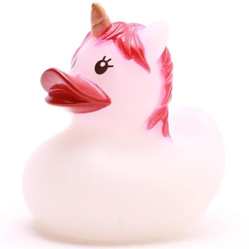 Duckshop I Badeente Einhorn I Quietscheente L9cm I Quietscheentchen I Präsent Geburtstag I Geschenk für Mädchen von Duckshop