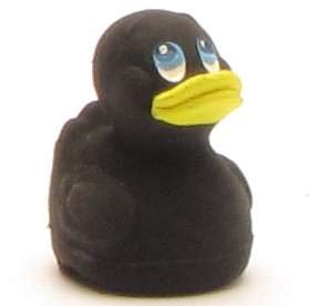 Duckshop I Badeente I Quietscheente I Mini-Lanco Duck Black von Duckshop