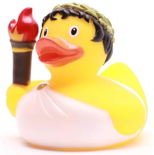 Duckshop I Badeente Olympia I L8cm I Quietscheente I Quietscheentchen I Geschenk Sport Fans I Geschenk Olympia Fans von Duckshop