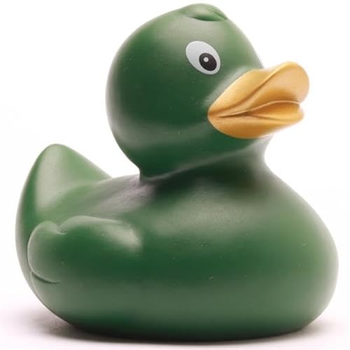 Duckshop I Badeente Maira Moosgrün I L8,5cm I Quietscheentchen I Quietscheente I Geschenk Sommer I Geschenk Kinder von Duckshop