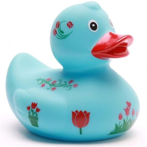 Duckshop I Traditionelle niederländische Badeenten (Badeente Tulpe -blau) von Duckshop