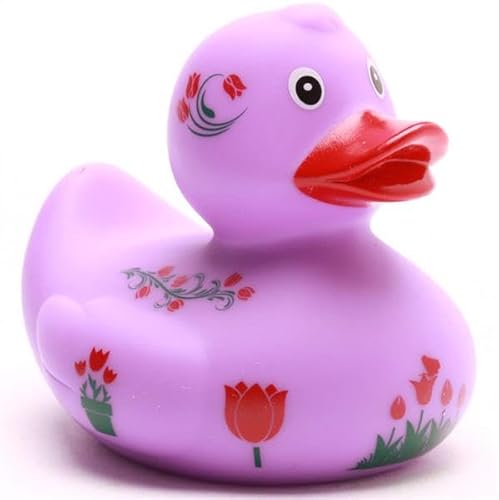 Duckshop I Traditionelle niederländische Badeenten (Badeente Tulpe -violett) von Duckshop