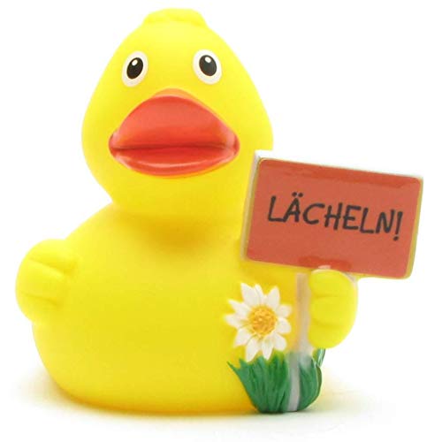 Duckshop Lächeln Badeente I Quietscheente I L: 8 cm Duckshop Lächeln Badeente I Quietscheente I L: 8 cm von Duckshop