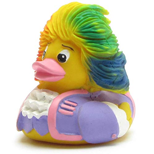 Duckshop Rock me Amadeus Badeente - Pride lila I Quietscheente I L: 9 cm von Duckshop