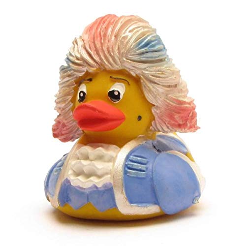 Duckshop Rock me Amadeus Badeente - blau I Quietscheente I L: 9 cm von Duckshop