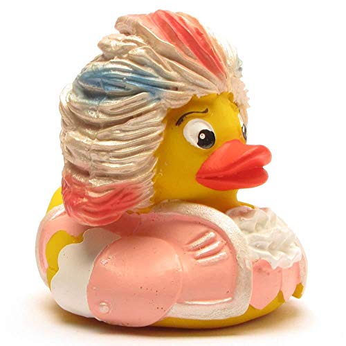 Duckshop Rock me Amadeus Badeente - pink I Quietscheente I L: 9 cm von Duckshop