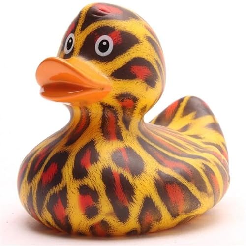 Like a Wildcat Badeente - inkl. Gummienten-Schlüsselanhänger im Set I L9cm I Quietscheente I Geschenk für Tierfreunde von Duckshop