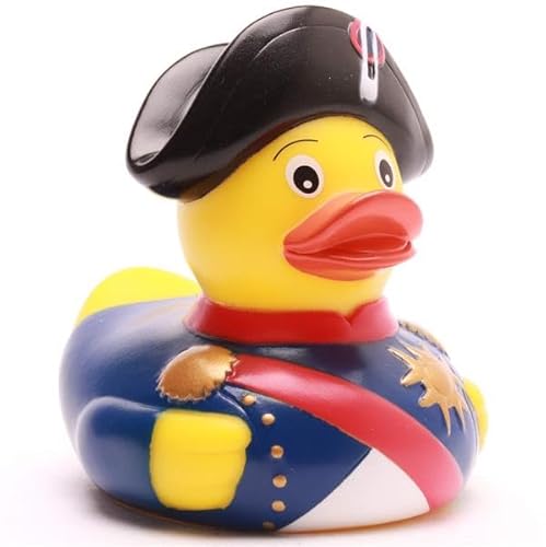 Napoleon Badeente I Quietscheente I L: 8 cm I Geschenk für Historiker I Geschenk für Geschichts-Fans von Duckshop