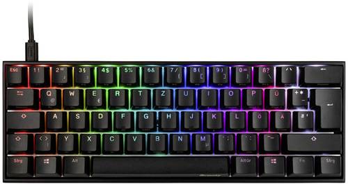 Ducky Mecha Mini MX-Brown USB Gaming-Tastatur Deutsch, QWERTZ Schwarz von Ducky