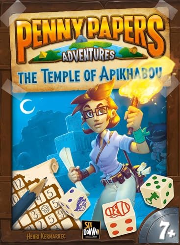 Sit Down! DownPapers Adventures: The Temple of Apikhabou (multilingual), SDGPPA001 von Dude Games