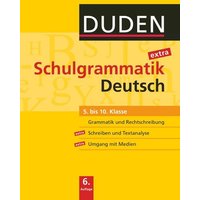 Duden Schulgrammatik extra 5.-10. Schuljahr - Deutsch von Duden Schulbuch