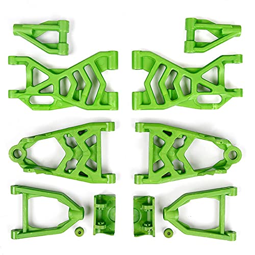 Duendhd Festes Nylon Vorder und Hinterrad Querlenker Arm Kit für 1/5 ROVAN Baja KM 5B BAHA RC Spielzeug Teile-GrüN von Duendhd