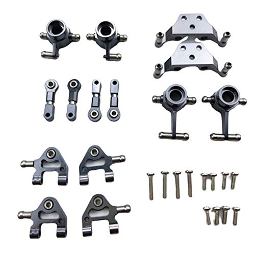 Duendhd Metall Verbesserte Teile Lenkung Cup Swing Arm Plate Set für P929 P939 K969 K979 K989 K999 1/28 RC, von Duendhd