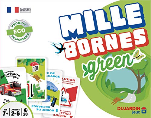 Dujardin 59024 Mille Bornes Green MB, Mehrfarbig von Dujardin