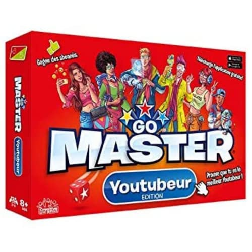 Dujardin Gesellschaftsspiel – GO Master Youtubers – Wird der Beste Youtuber – ab 8 Jahren 41322 von Dujardin